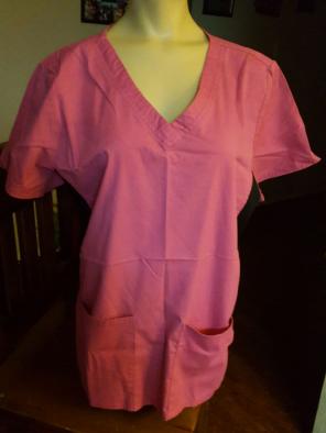 Scrub top size large