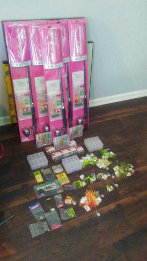 Huge fishing lot all brand new
