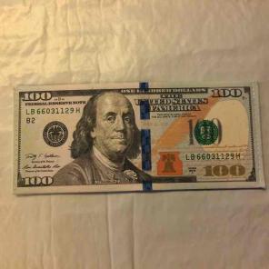 New $100 Bill Wallet Like Real