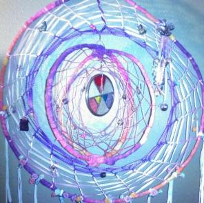 Large Handmade Artistic Dreamcatcher