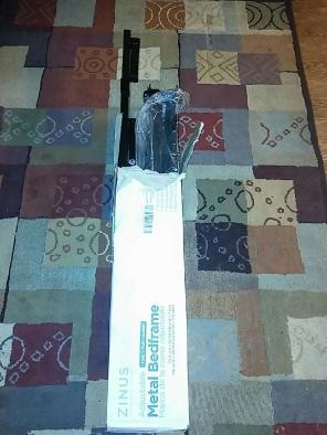 Adjustable bed frame from twin to queen