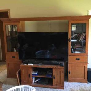 Entertainment center only!