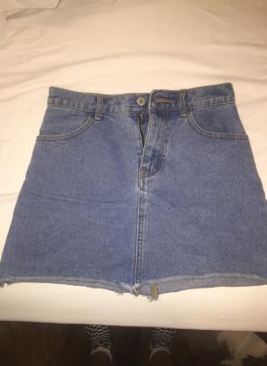 brandy melville juliette denim skirt