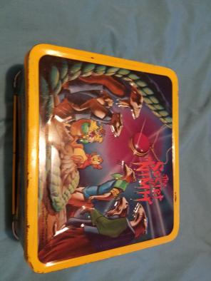 1982 metal The Secret of Nihm lunchbox