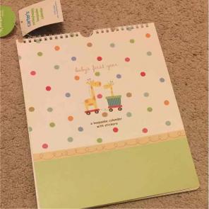 Carter's baby's first years calendar