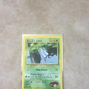 1995 Brock's Zubat Pokémon Card