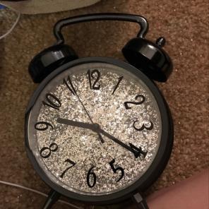 Glitter Clock
