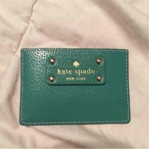 Green Kate Spade Cardholder