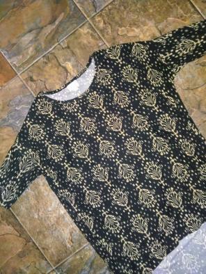 Black legging material Irma
