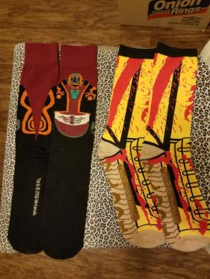 2 character socks