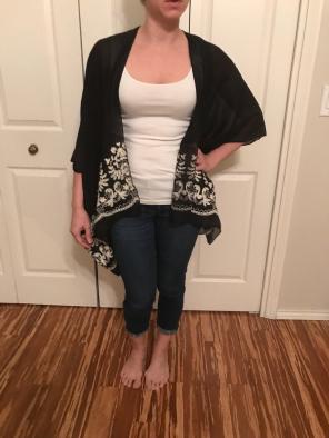 Floral Embroidered Kimono. Fits most