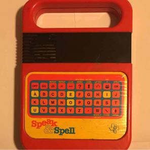 Speak & spell work fine loss back of it