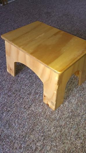 Wood bench
