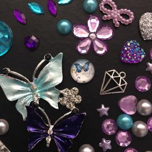 Butterflies Metal Cabo Decoden Kit