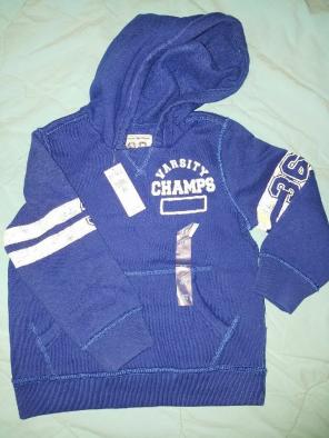TB pullover hoodie.