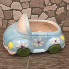 New Blue Bug Ceramic Planter