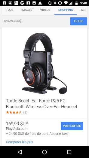 Game head set