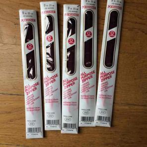 All Purpose Polyester Zipper - Maroon