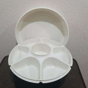 Vintage Tupperware Chip & Dip Party Tray
