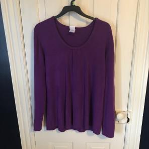 Just My Size 4x Sweater In Purple