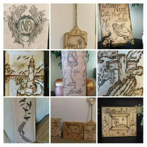 Hand drawn and burned anything u want.
