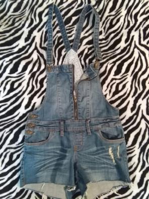 NWOT Short bibs Blue Asphalt sz 5