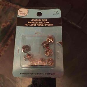 Jewelry pin backs
