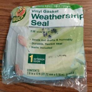 Vinyl Gasket Weatherstrip seal for door