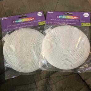 Needle craft plastic shapes! 12 pcs.