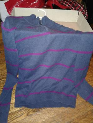 Zip men's sweater