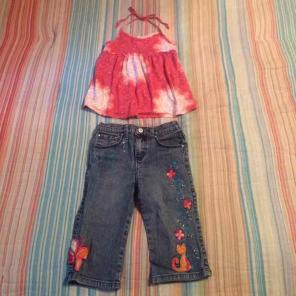 Jeans and halter top set