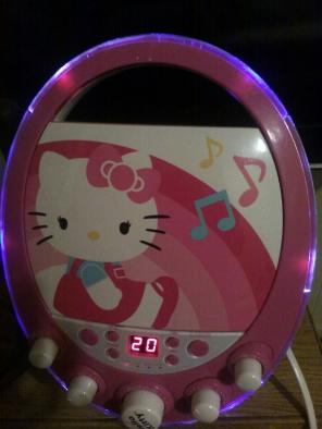 Hello kitty karaoke machine