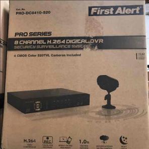 First alert security camera system