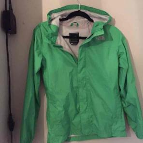 Girls north face rain jacket