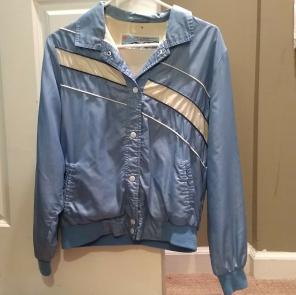 Vintage snap/button windbreaker