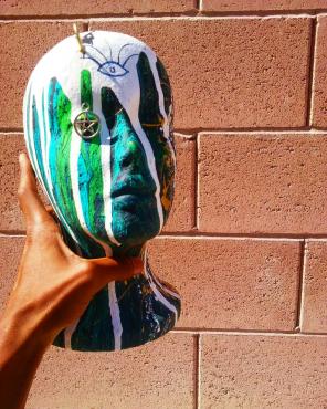"Penny" Foam Head Sculpture