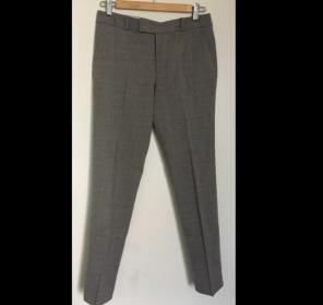 COACH Wool Grey Pants Stretch