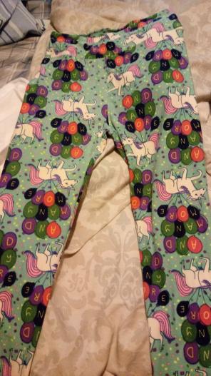OS birthday leggings