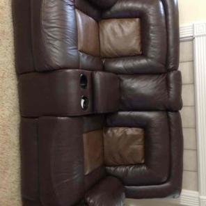 Sofa Recliner & store,Glass Top BFT, Cof