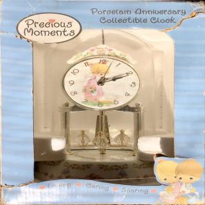 Precious Moments Porcelain Clock
