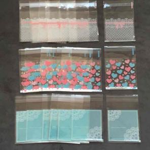 30 Hearts bow mini cello bags self seal