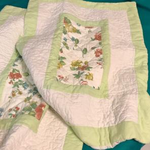 Vintage Quilted Pillow Shams