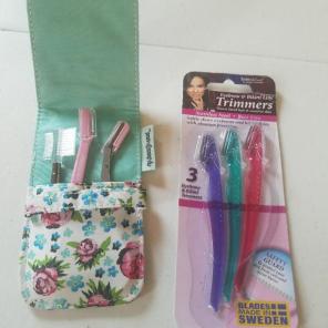Eyebrow/bikini supplies