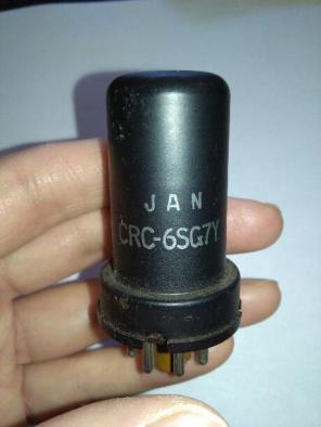 Vintage Jan CRC-6SG7Y 5-22 RCA Tube