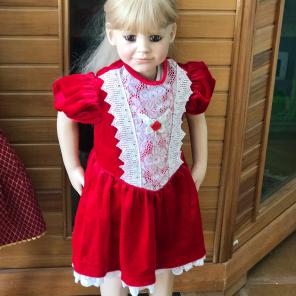 Little Girls Christmas Dress