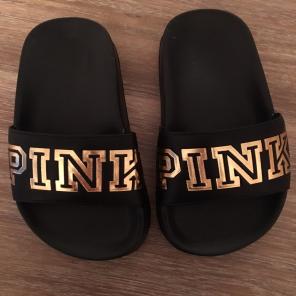 Good Victorias Secret Pink Slides Large