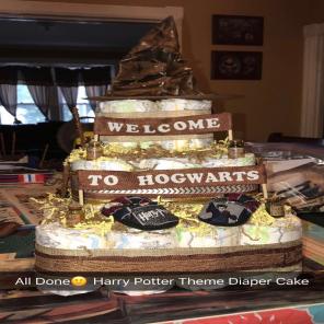 Harry Potter Diaper Cake