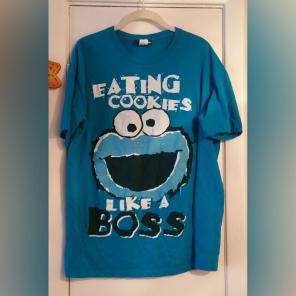 Eating Cookies Like a Boss t-shirt L