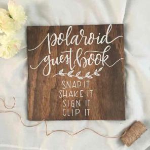 Wedding wood sign