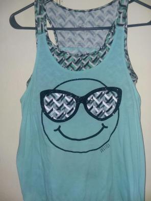 Blue tank-top